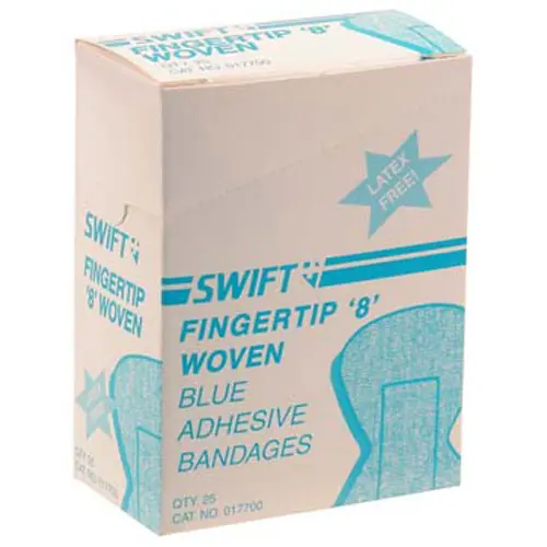 BANDAGES BLUE FINGERTIP BX 25 for Mavrik 8011214