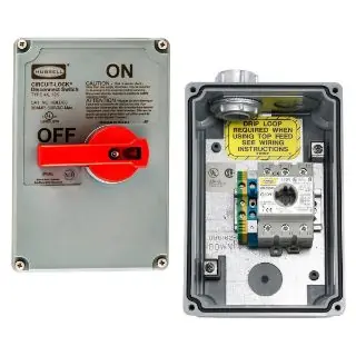 Hubbell Wiring Device-Kellems HBLDS3 HWD Non-Fusible Disconnect Switch 600 VAC 30 A