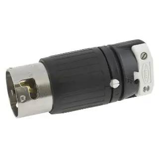 Hubbell HBL7765C HWD Wiring Device-Kellems Twist-Lock Insulgrip 1-Phase Extra Heavy Duty Grounding Standard Sized Male Locking Plug