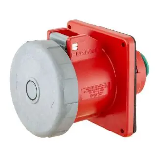 Hubbell Wiring Device-Kellems HBL460R7W HWD 60 Amp 3-Phase Watertight Pin & Sleeve Receptacle