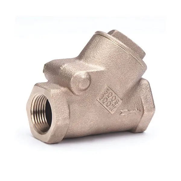 Milwaukee Valve 507-14 Horizontal Y-Pattern Swing Check Valve, 1/4 in Nominal, Thread End Style, 600 lb WOG