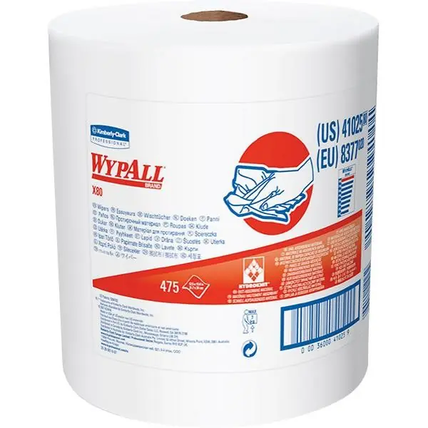 Kimberly Clark Professional 41025 WypAll X80 Towels Jumbo Roll