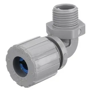 Hubbell Wiring Device-Kellems NHC1023CR HWD 90 Degrees Cord Connector 1/2 inch MNPT