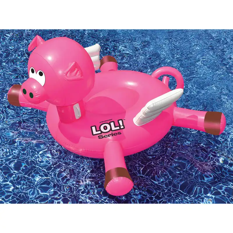 Swimline 90266 LOL Flying Pig Pool Float