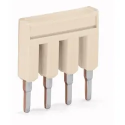 WAGO 2000-403 Push-in Type Jumper Bar, Insulated 3-way (Light Gray)