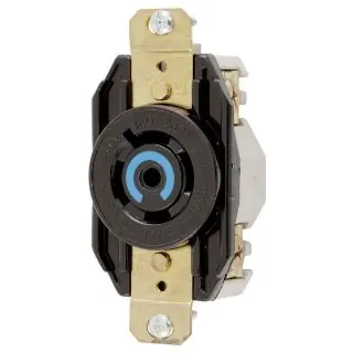 Hubbell Wiring Device-Kellems HBL2510 HWD 20A 3-Phase Flush Mount Locking Receptacle L21-20R