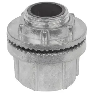 Steel City HUB300-SC Conduit Hub Zinc 3 in Natural Insulated Throat