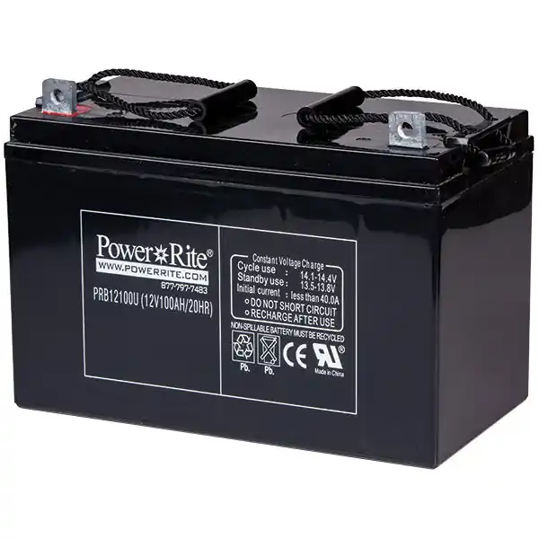 Power Rite LD12100U Battery 12V 100 Ah Replacement MPN
