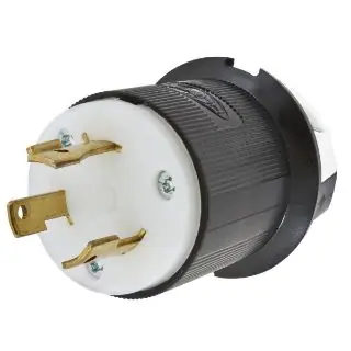 Hubbell HBL2641 HWD 30 Amp 480 Volt 2-Pole 3-Wire NEMA L8-30P