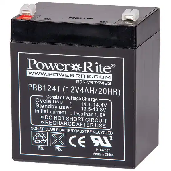 Power Rite LD124 Battery 12V 4 Ah