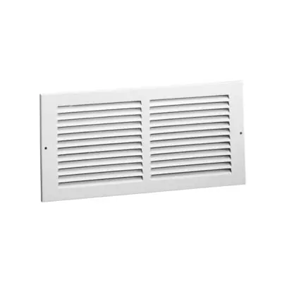 Hart & Cooley 043325 Sidewall Return Air Grille, 6 in H x 14 in W, Steel