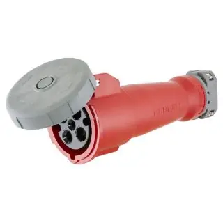 Hubbell HBL4100C7W HWD 3-Phase Watertight Cord Mount Connector 100 A 480 VAC HBL4100C7W