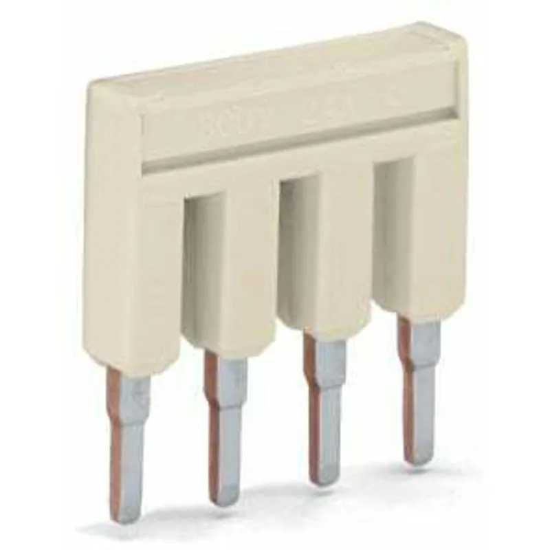 WAGO 2001-402 Insulated Push-In Type Comb-Style Jumper Bar - 2-Way - 2 Poles