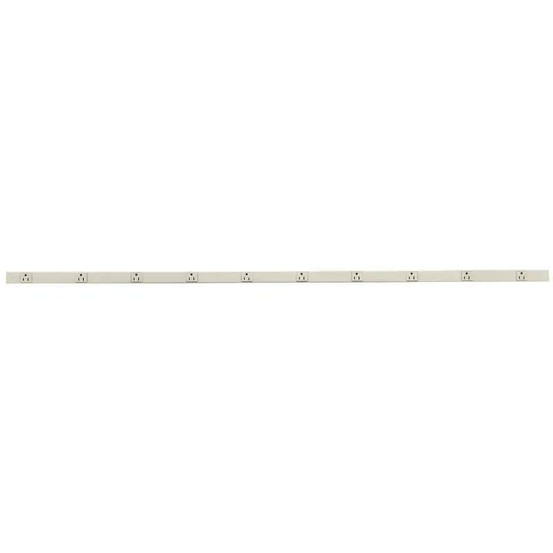 Hubbell HBL20GB606IV PlugTRAK, 15A, 1 CIRC, 12 Receptacle, 6' IV