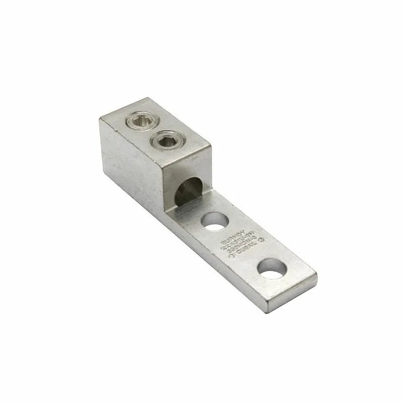 BURNDY KKA31U2N Aluminum Universal Terminal 2 Hole 6 AWG (Str)-350 kcmil 1/2 Stud