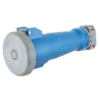 Hubbell Wiring Device-Kellems HBL460C9W HWD Pin & Sleeve Connector, 250 VAC, 60 A, 3 Poles, 4 Wires, Replacement MPN HBL460C9W