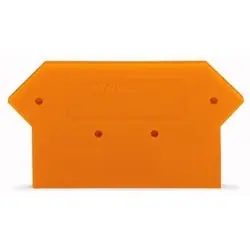 WAGO 283-316 END AND INTERMEDIATE PLATE 4 MM / 0.157 IN THICK