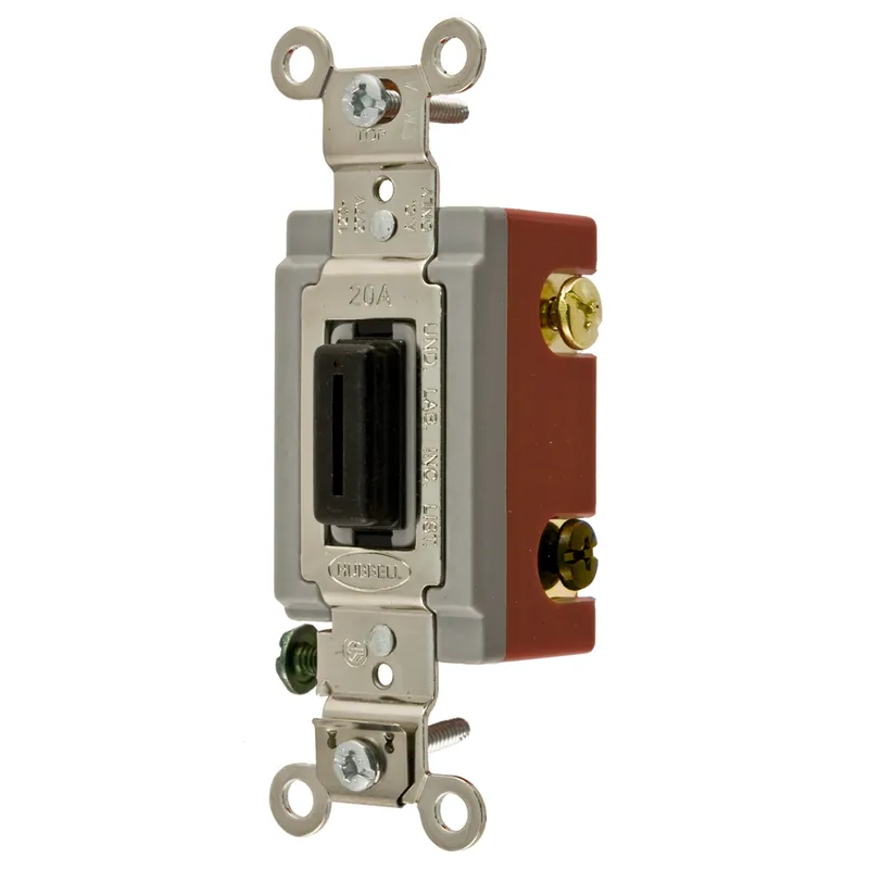 Hubbell Wiring Device-Kellems HBL1223L 20A 120/277V 3Way Locking Switch