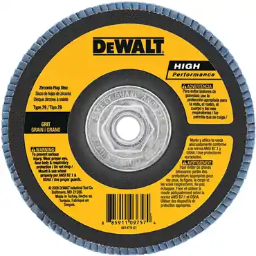 DeWalt DW8381H Flap Disc 6 X 5/8-11 Z60 T29 HP