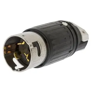 Hubbell Wiring Device-Kellems CS8165C HWD 3-Phase Extra Heavy Duty Grounding Standard Sized Male Locking Plug