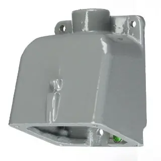 Hubbell Wiring Device-Kellems BB201W Pin and Sleeve Back Box 15 Degrees 3-4 Inch NPT Hub