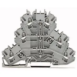 WAGO 2002-3201 Triple-deck Terminal Block; Through/through/through Terminal Block; Without Marker Carrier; Suitable For Ex E II Applications
