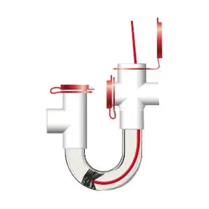 Rectorseal EZT113B EZ Trap EZT-113B 100 Economy Blow Molded Trap Kit with Brush 3/4 Inch PVC