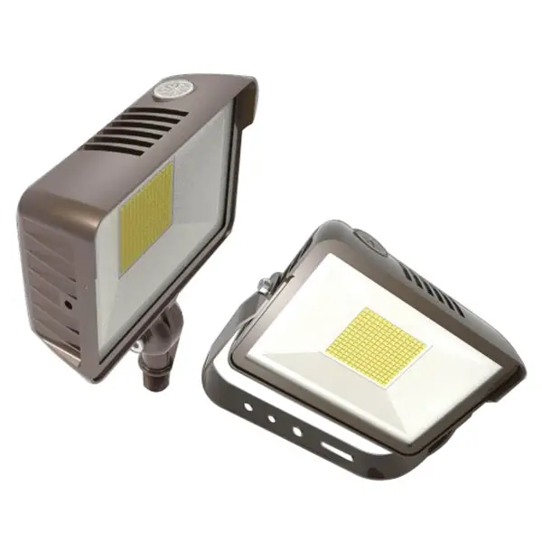 Keystone KT-FLED35-R1A-UNV-8CSB-VDIM 35W LED Flood Light feat. Color Select Rectangular Series 1 with built in photocell 120-277V Input 3000K/4000K/5000K