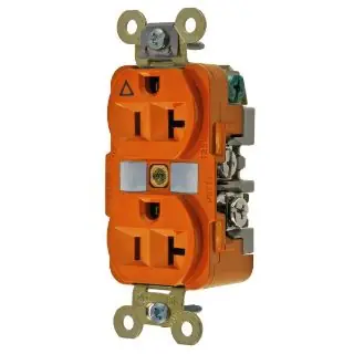 Hubbell IG5362 HWD 20A 125V Duplex Receptacle Isolated Ground