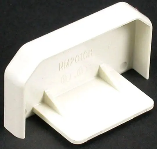 Wiremold NM2010B Blank End Fitting, 120V, 15A, 1-1/16 inch L - Min Qty 5