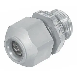 Hubbell SECP11GA HWD European Style Low Profile Non-Metallic Standard Straight Cord Connector PG11