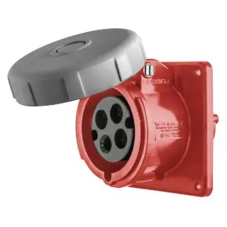 Hubbell Wiring Device-Kellems HBL430R7W HWD 30 Amp 480 Volt 3-Pole 4-Wire Watertight Receptacle