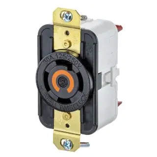 Wiring Device-Kellems HBL2710ST HWD Twist-Lock Receptacle 30A 125/250 VAC