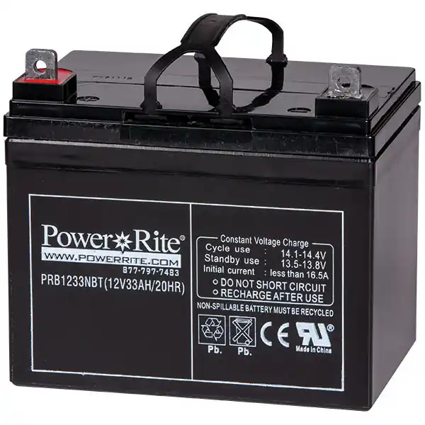 Power Rite LD1233NB Battery 12V 33 Ah