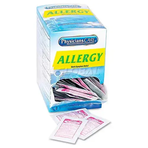 PhysiciansCare 90091 Allergy Antihistamine Medication 50 Doses of Two Tablets