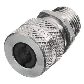 Hubbell SHC1010 HWD Standard Flexible Straight Cord Connector 3/8 Inch