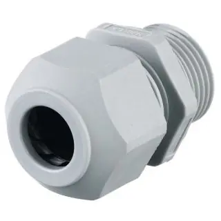 Hubbell SECP16GA HWD European Style Flexible Low Profile Standard Straight Cord Connector PG16