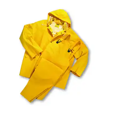 PIP 4035FR/XL Yellow Polyester PVC X-Large Rainsuit