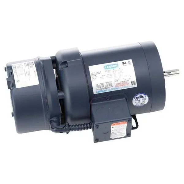 Leeson 114152.00 AC Motor 1/2 HP 1140 RPM Three Phase 208-230/460