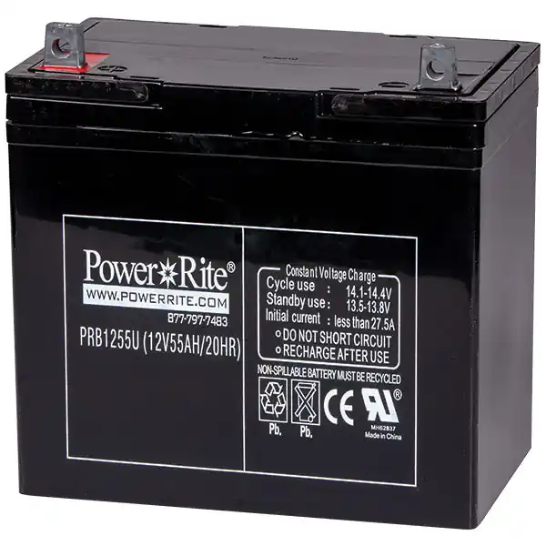 Power Rite LD1255U Battery 12V 55 Ah