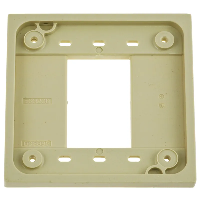 Hubbell HBL4API 4-Plex Ivory Adapter Plate 125 Volt Replacement MPN
