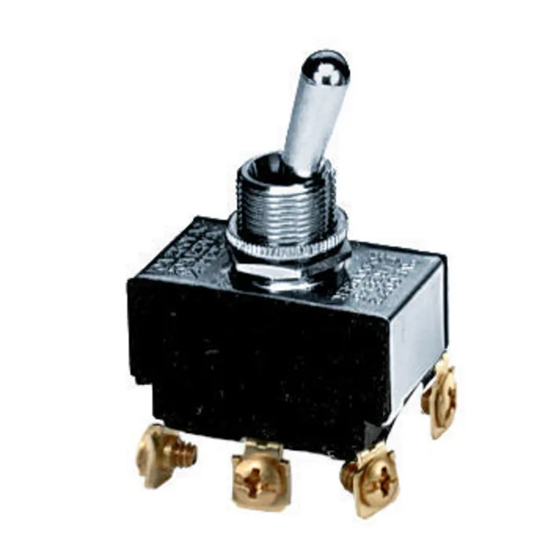 Hubbell HBL22SP 10/20 Amp 250/125 Volt DPST Spade Terminal Heavy Duty Panel Mount Switch
