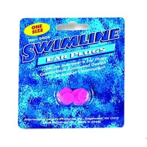 Swimline 9604 Swimline Rubber Swimming Ear Plugs