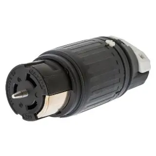 Hubbell Wiring Device-Kellems CS8164C HWD Twist-Lock Insulgrip 3-Phase Female Non-Grounding Standard Heavy Duty Insulated Locking Connector