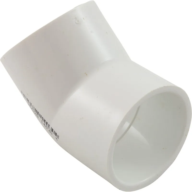 Dura 417-015 45 Elbow PVC Fitting 1-1/2 Slip x 1-1/2 Slip