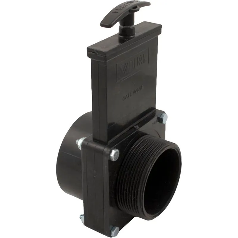 Valterra 7305 Gate Valve 3s x 3mpt 30psi Black