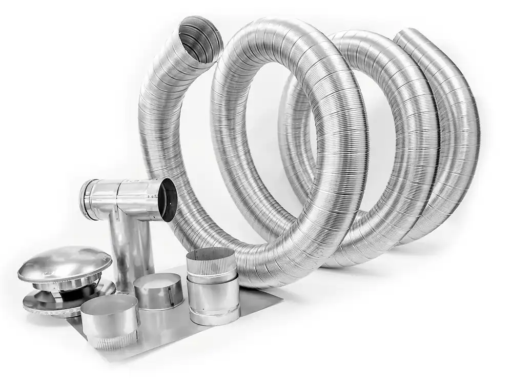 Hart & Cooley 582955 Chimney Liner Kit 5 x 25' Aluminum f/Gas Appliances