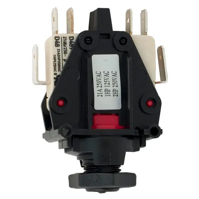 Herga Electric 6872-AEO-U126 Air Switch 20A DPDT 9/16 THD