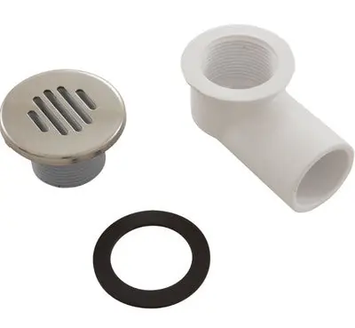 Waterway Plastics 640-0407S Lo-Profile Drain Assembly W/Ss Cover