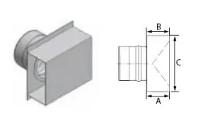 DuraVent FSTB4 - 4 FASNSEAL TERMINATION BOX